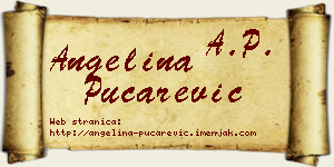 Angelina Pucarević vizit kartica